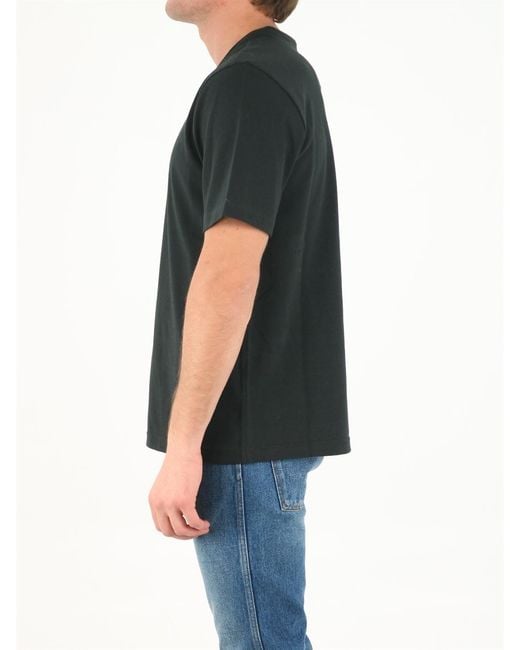 Bottega Veneta Black Classic Crewneck T-Shirt for men