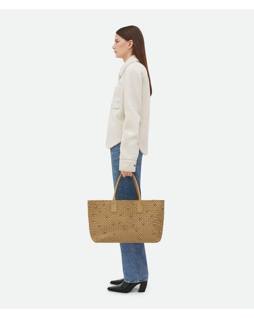 Bottega Veneta Natural Medium Cabat Handbag