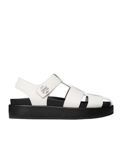 Tory Burch Black Kira Sport Fisherman Sandals