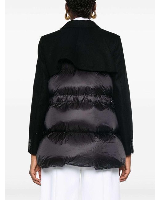 Sacai Black Padded Blazer