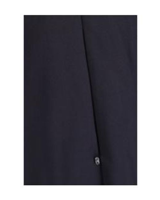 Sportmax Blue Ampezzo Mid-Rise Wide Leg Trousers
