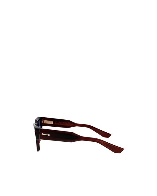 Akoni Blue Cosmo Rectangular Sunglasses