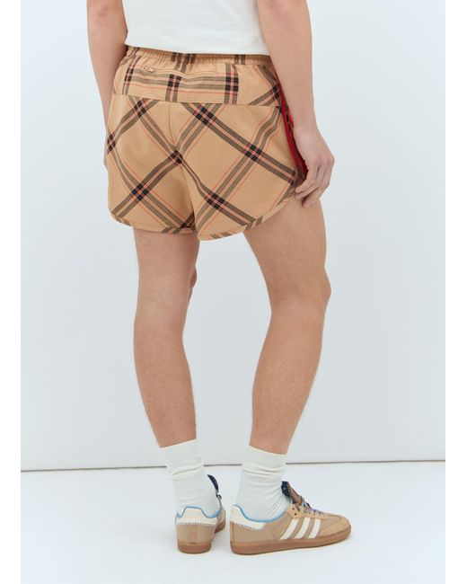 Adidas by Wales Bonner Natural Adidas Originals X Wales Bonner Checked Shorts for men