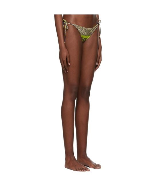 Versace Black Multicolored Pattern Printed Swimming Trunks