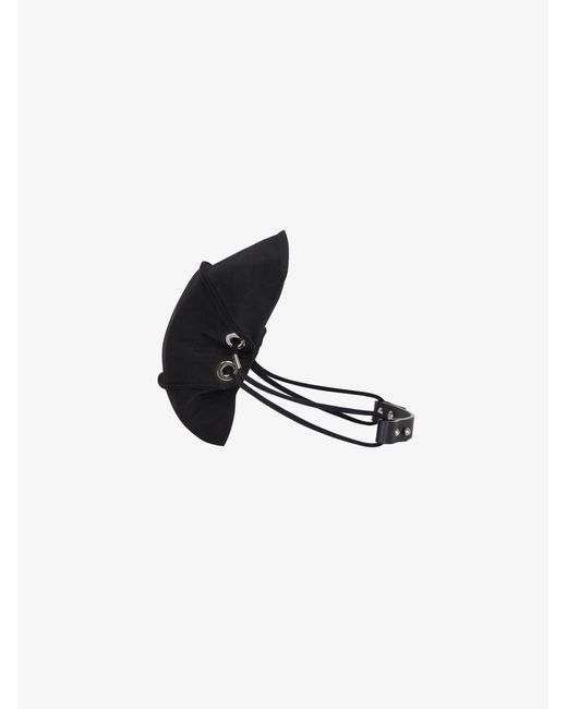 Givenchy Black Eyelet-Detail Face Mask for men