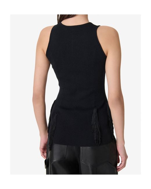 IRO Black Sleeveless Top