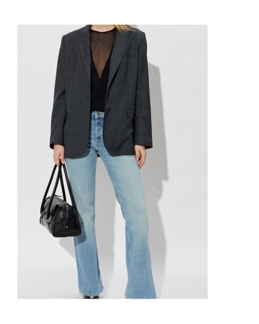 IRO Black Long-Sleeved Suit Jacket