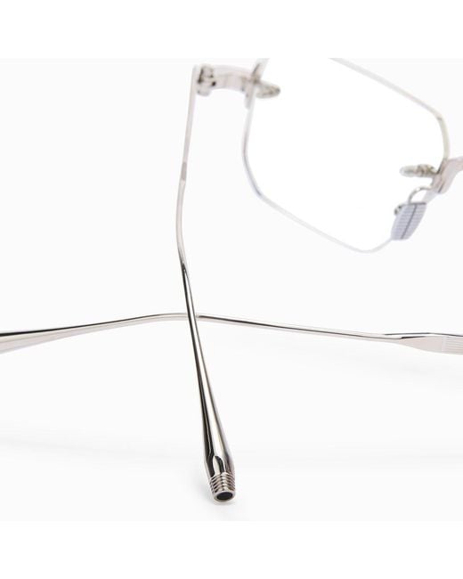 Akoni White Frameless Plain Mirror for men