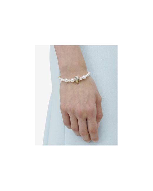 McQueen Metallic Skull Embellished Friendship Bracelet