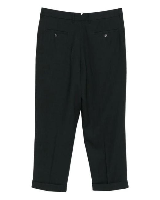 AMI Black Casual Pants With Belt Loops for men