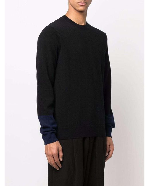 Comme des Garçons Blue Long-Sleeved Sweater for men