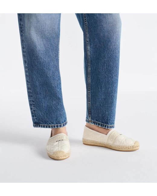 Dior White Granville Espadrille