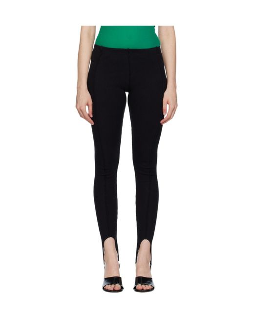 Baserange Blue Sync Ribbed Stirrup Leggings