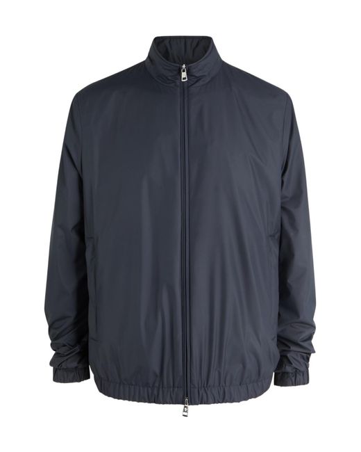 Moncler Blue Meidassa Shell-Satin Jacket for men