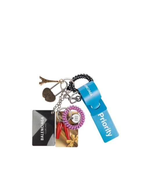 Balenciaga Blue Keychain Accessory Set