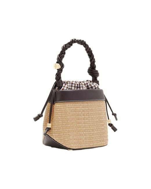 Ganni Natural Bou Bucket Bag