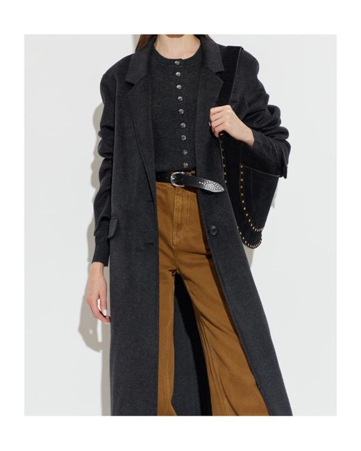 Isabel Marant Black Crew Neck Long-Sleeved Knitwear
