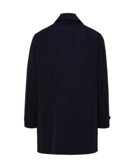 Fay Blue Single-Breasted Coat for men