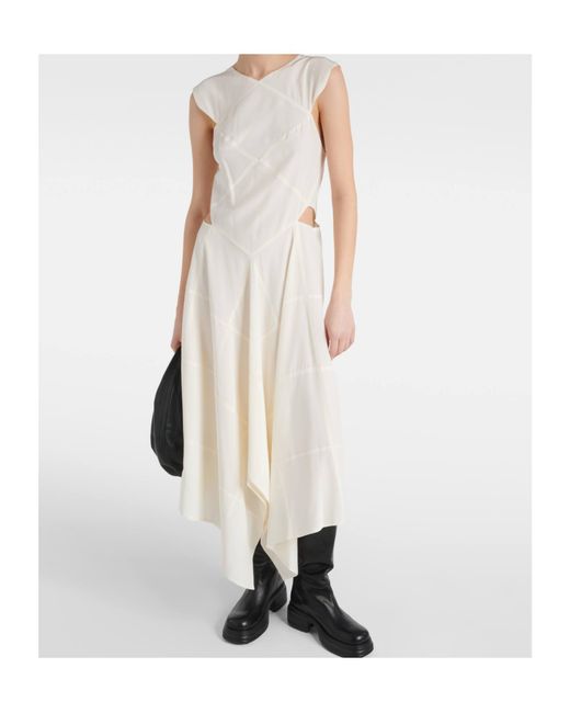 Joseph White Danube Midi Dress