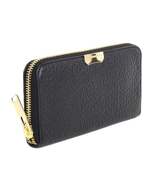 Burberry Black Logo Details Wallet