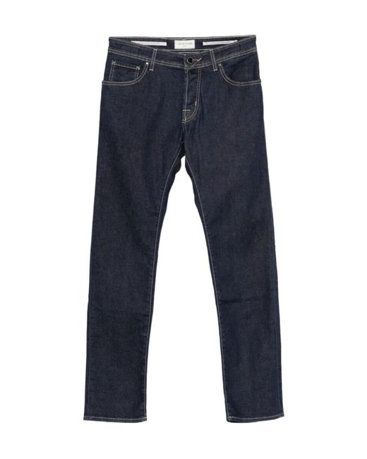 Jacob Cohen Blue Belt Loop Jeans for men