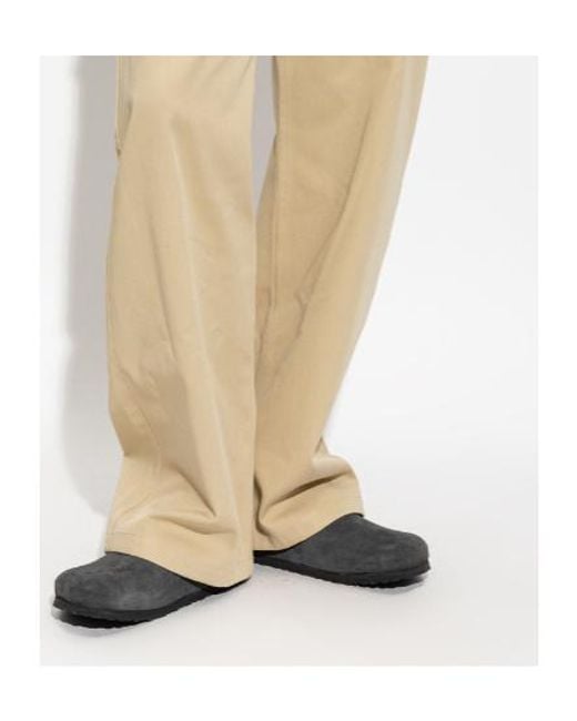 Birkenstock Black Flat Business-Casual Shoes for men
