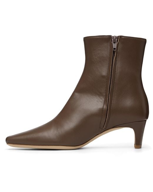 Staud Brown Wally Ankle Boots