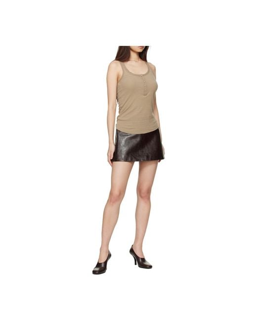 Frankie Shop Brown Rory Skirt