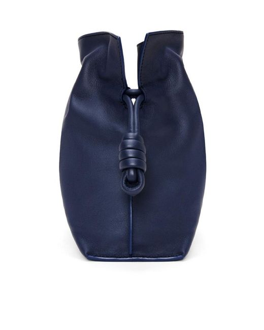 Loewe Blue Leather Flamenco Purse