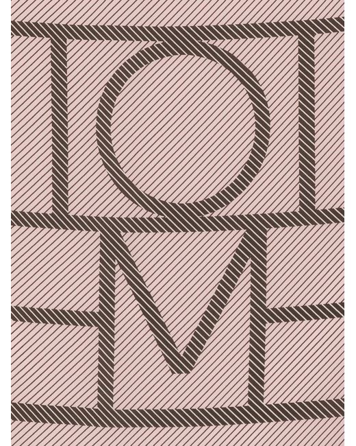 Totême Pink Pattern Scarf