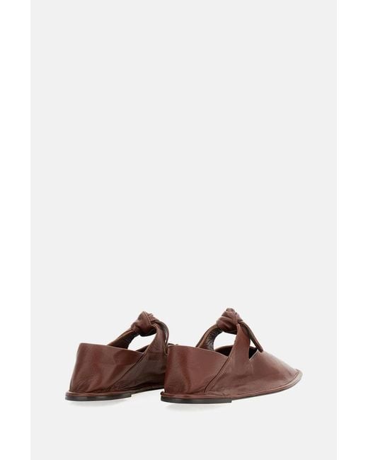 Hereu Brown Llasada Ballet Flats