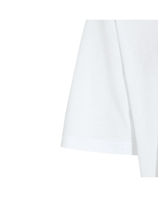 Gucci White Vertical Stripe T-Shirt for men