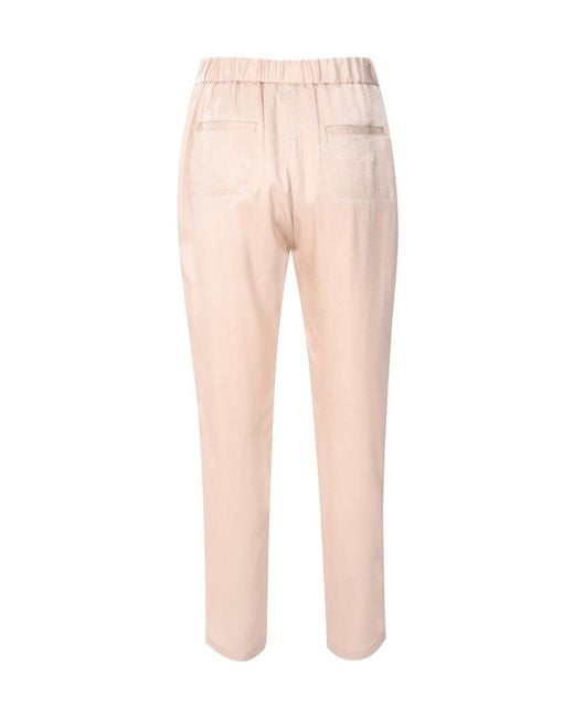 Lorena Antoniazzi Pink Straight-Leg Track Pants