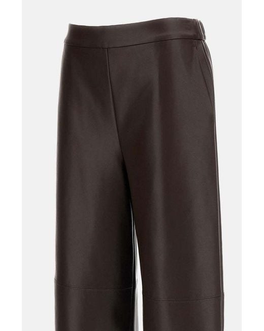 Max Mara Gray Straight-Leg Casual Pants