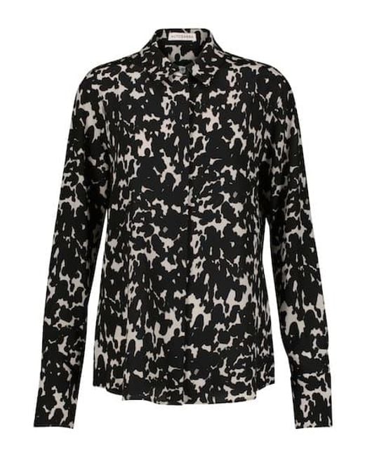 Altuzarra Black Chika Printed Silk Shirt