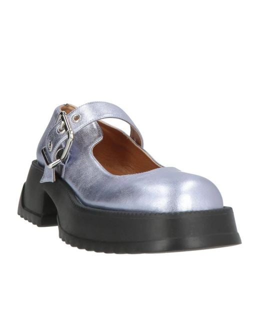 Marni Gray Metal Marie Jean High Heels