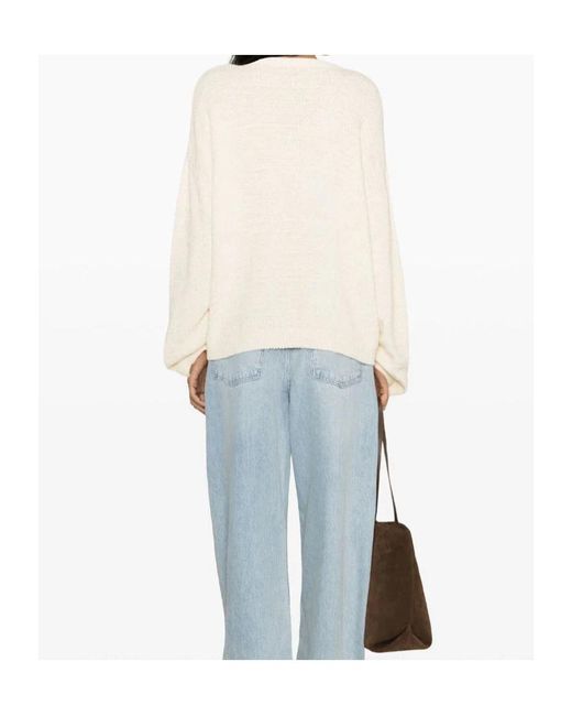 Totême  Natural Crew-Neck Drop-Shoulder Jumper