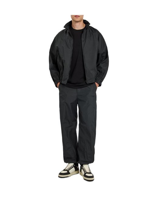 Givenchy Black Panelled Cotton-Shell Track Pants for men