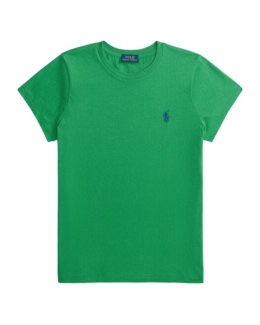Ralph Lauren Green Polo Slim Knit T-Shirt