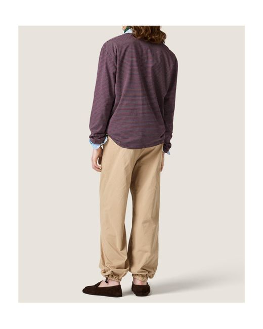 Miu Miu Natural Washed Gabardine Trousers