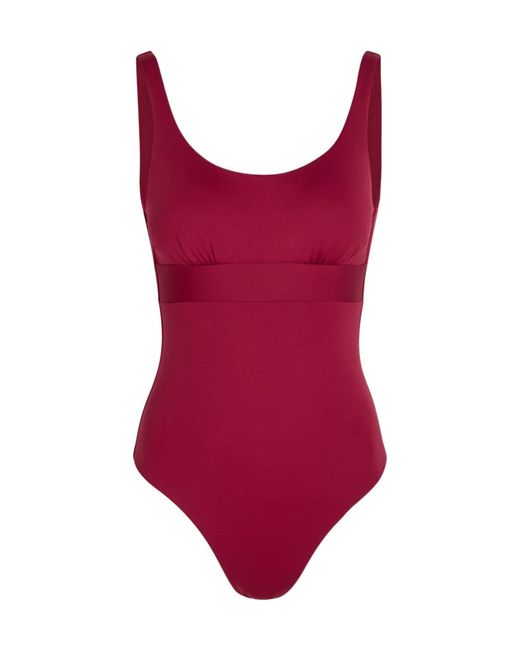 Max Mara Red Neck Swimsuit