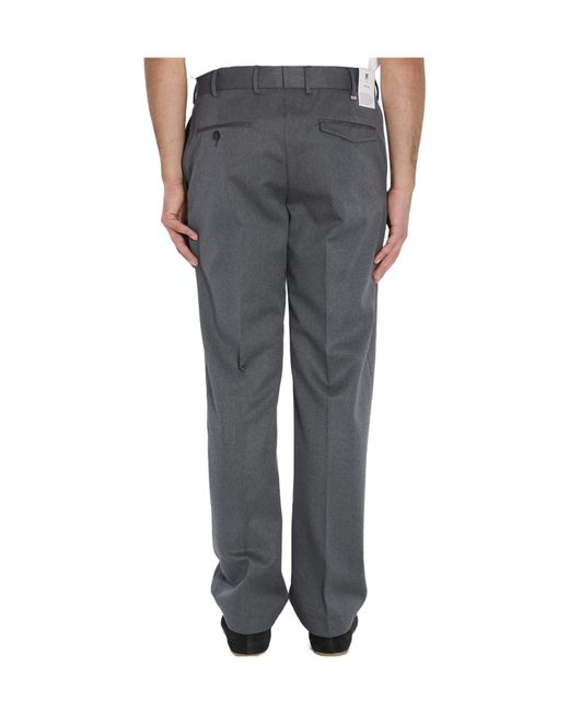 Pt Pantaloni Gray Pt Torino Slim Fit Pants for men