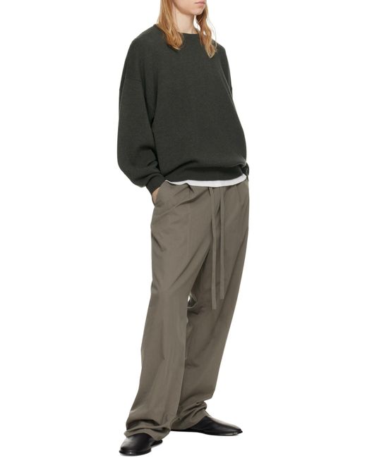 Fear Of God Gray Relaxed Fit Knit Crewneck Jumper for men