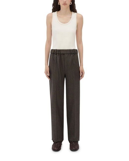 Bottega Veneta Multicolor Straight Casual Pants