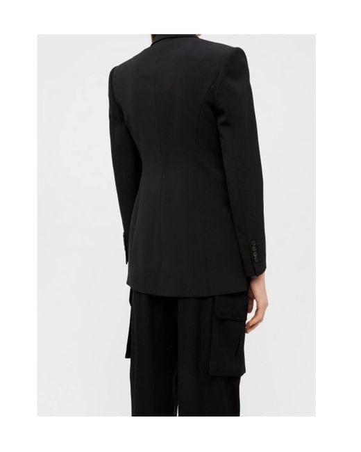 Juun.J Black Long-Sleeved Suit Jacket