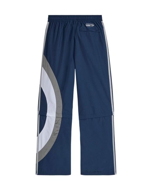 Adidas Blue Originals X Brain Dead Track Trousers for men