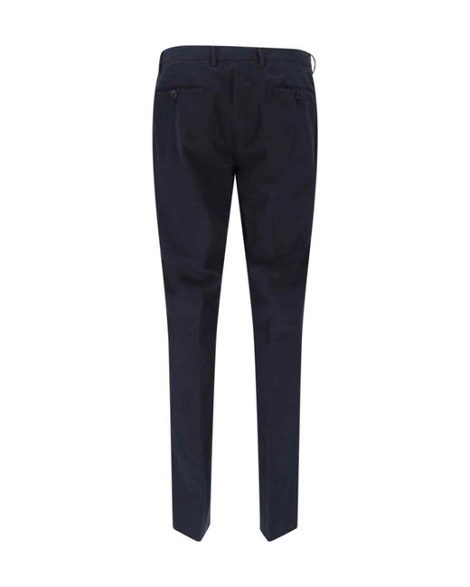 Zegna Blue Belt Loop Track Pants for men