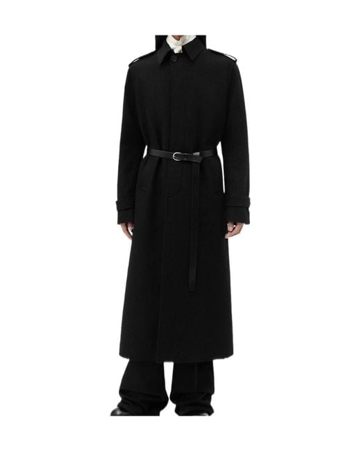Ann Demeulemeester Black Wilmer Coat for men