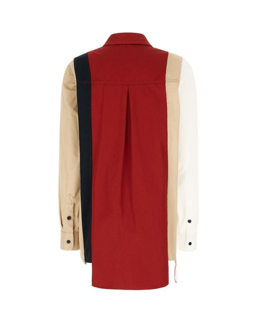 Seafarer Red Cotton Shirt