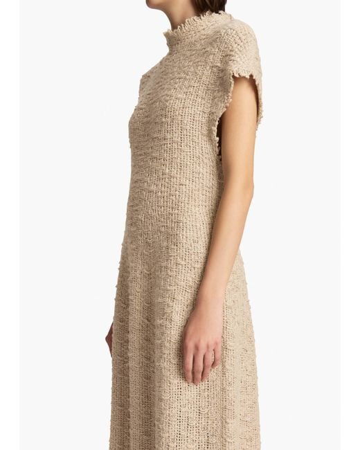 Khaite Natural Silk-Blend Dress